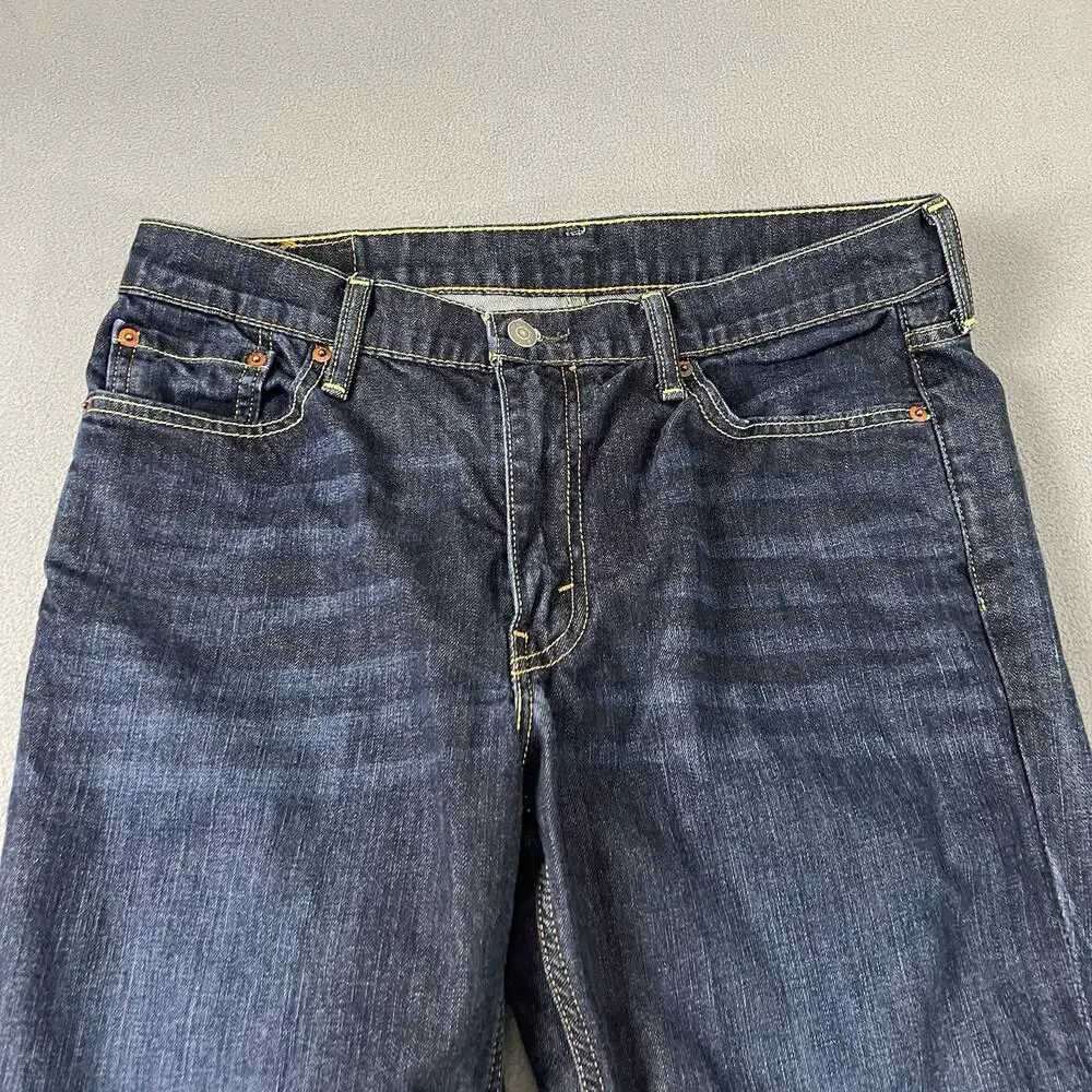 Levis 541 Jeans Mens 33X32 Blue Regular Fit Denim Athletic Fit Rocker Skater